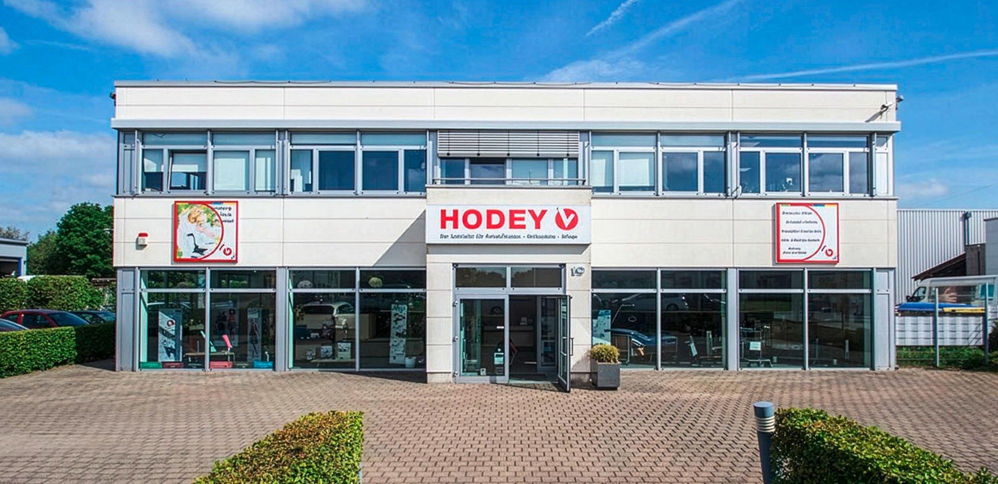 Die HODEY-Zentrale in Kamp-Lintfort, Kruppstraße 19